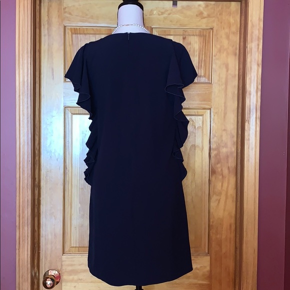 The Letter Ruffle Sleeve Sheath Dress Medium - Picture 3 of 8